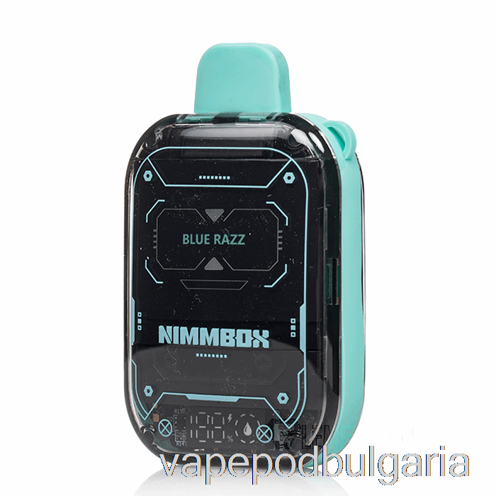 Vape 10000 Дръпки Vapengin Nimmbox 10000 Disposable Blue Razz